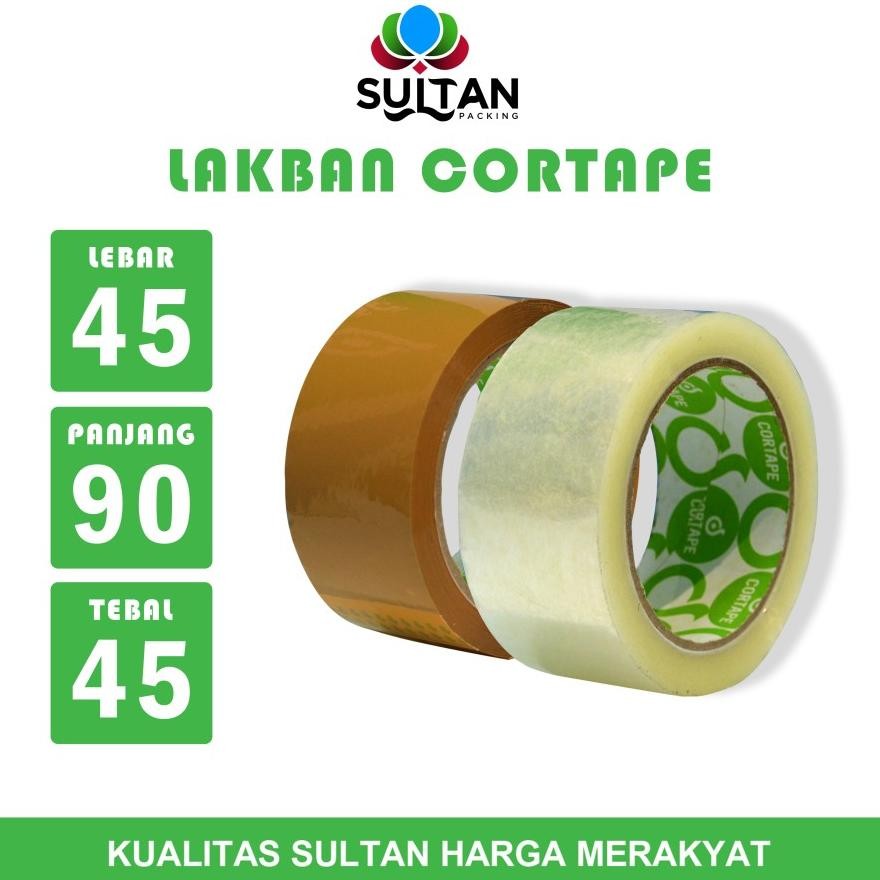 

Rd1- Lakban Bening 45Mm X 90Yard Cortape Isolasi Opp Tape