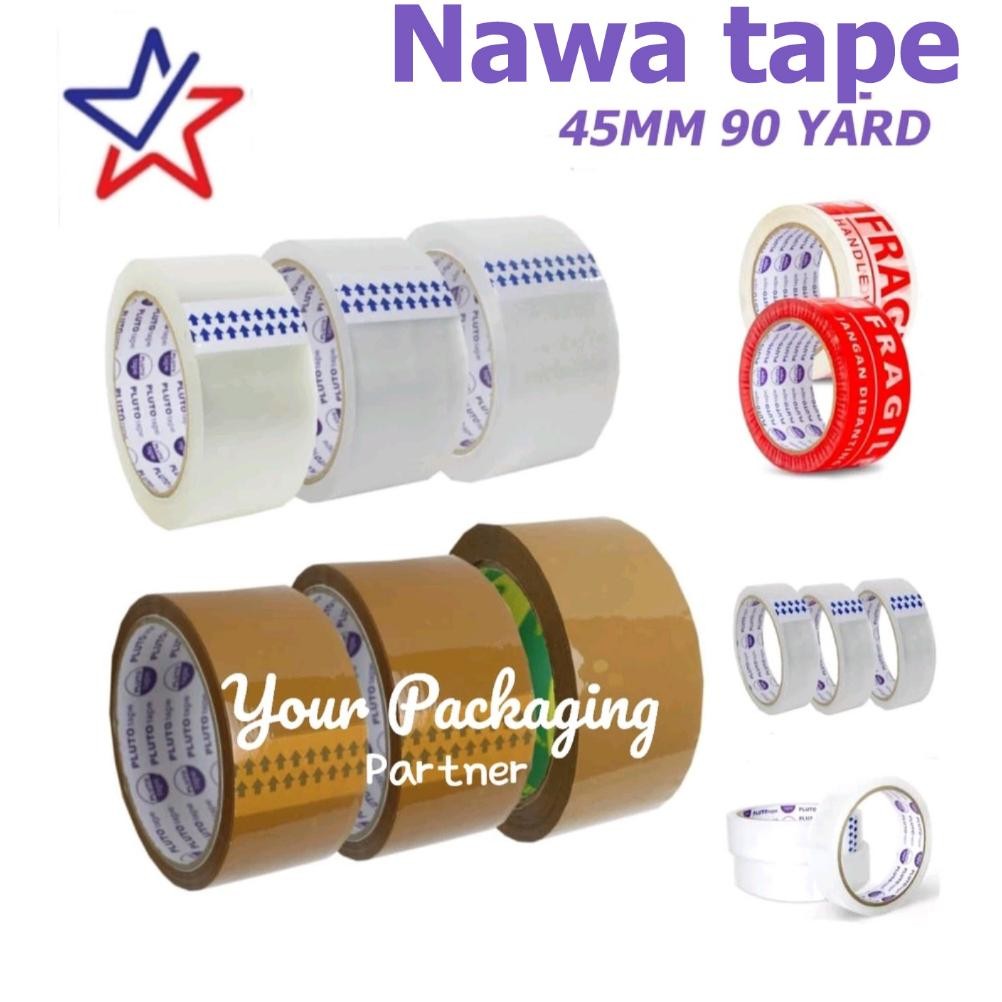

Rd1- Lakban Opp Tape Bening / Coklat 45Mm 90 Yard Ekonomis Murah / Isolasi Besar