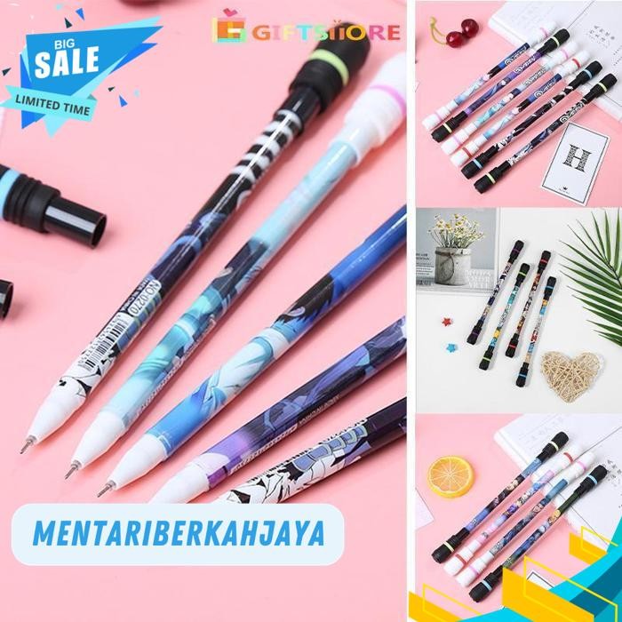 

SPINNING PEN PULPEN PUTAR BALANCE PEN OILY PEN SPINING PEN PENA PLASTIK ANTI-STRESS BOLPOIN ROTATING BY MENTARI BERKAH JAYA