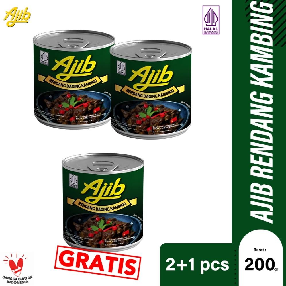 

NO_MORE FLASH SALE|| BELI 2 GRATIS 1 || Ajib Rendang Daging Kambing 200 gr