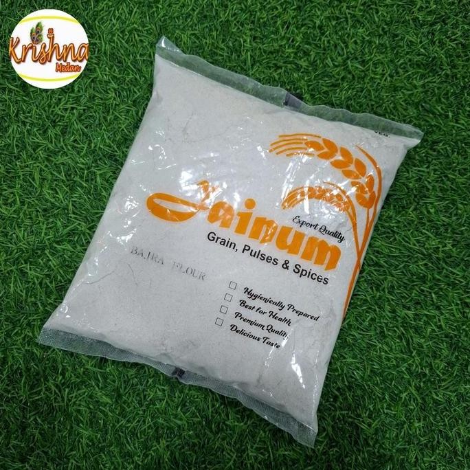 

] Bajra Flour | Millet Atta |Tepung Bubuk MilletBerat 500 Grams