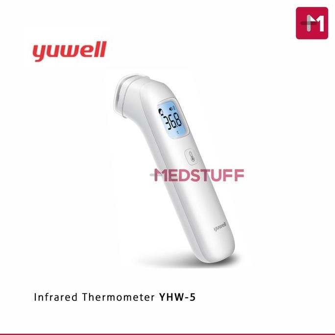 Promo Termometer Yuwell Yhw 5 Thermometer Digital Head Yuwell Infrared Yhw5