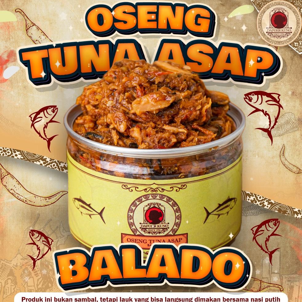 

NO_MORE Dapoer Kuno - Oseng Tuna Asap Balado 250gr
