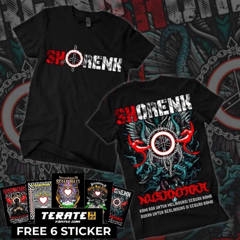 Promo Kaos Shorenk Nusantara Kaos Psht Atasan Psht Kaos Pria Kaos Wanita Gratis Stiker Psht