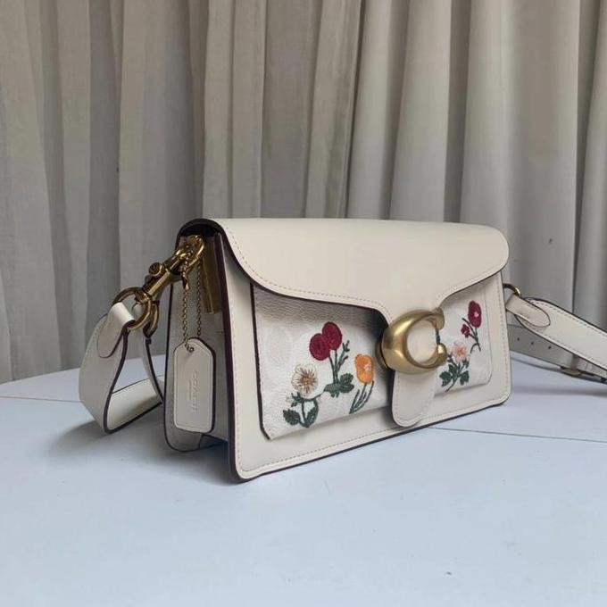 Coach Tabby 26 Shoulder Bag White Floral Edition