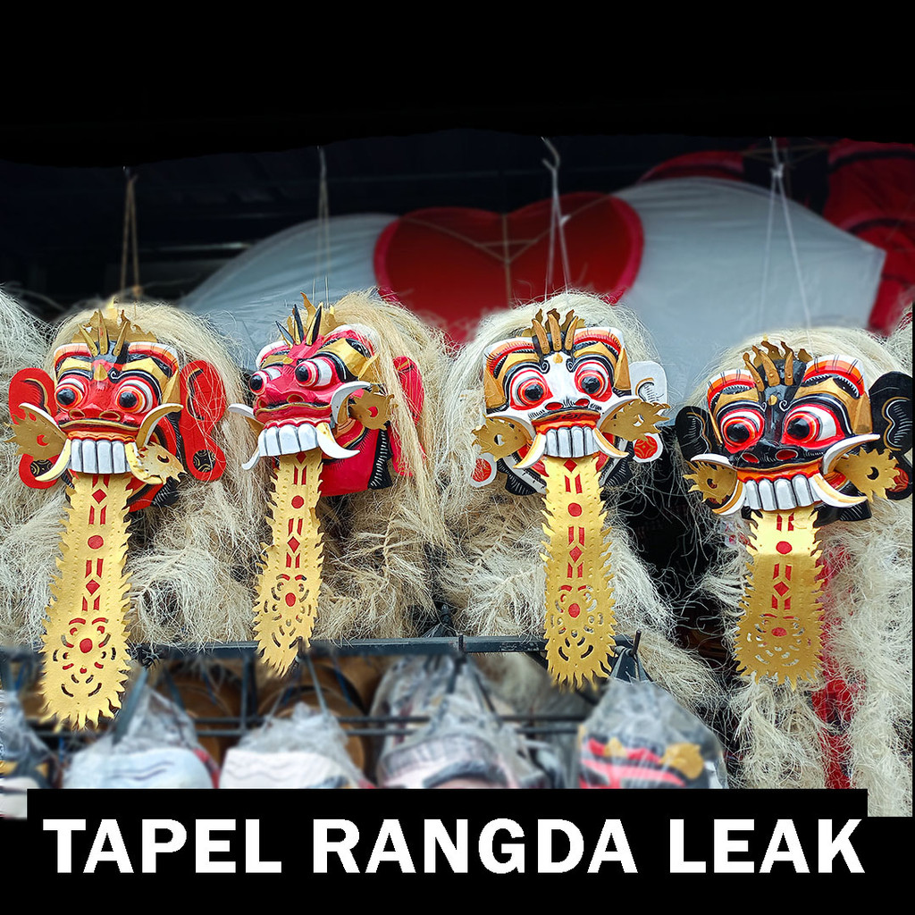 Tapel Barong Tapel Rangda, Tapel Leak + Rambut
