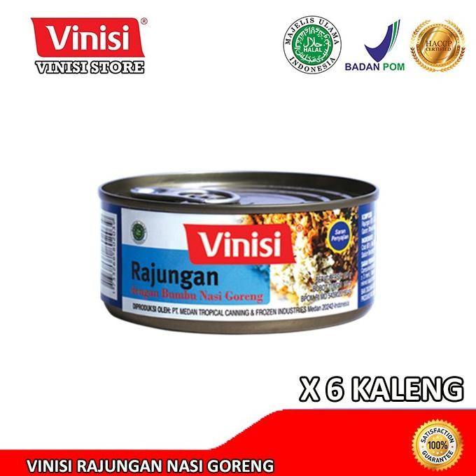 

NO_MORE Paket 6 Kaleng Vinisi Rajungan Nasi Goreng 120 Gr