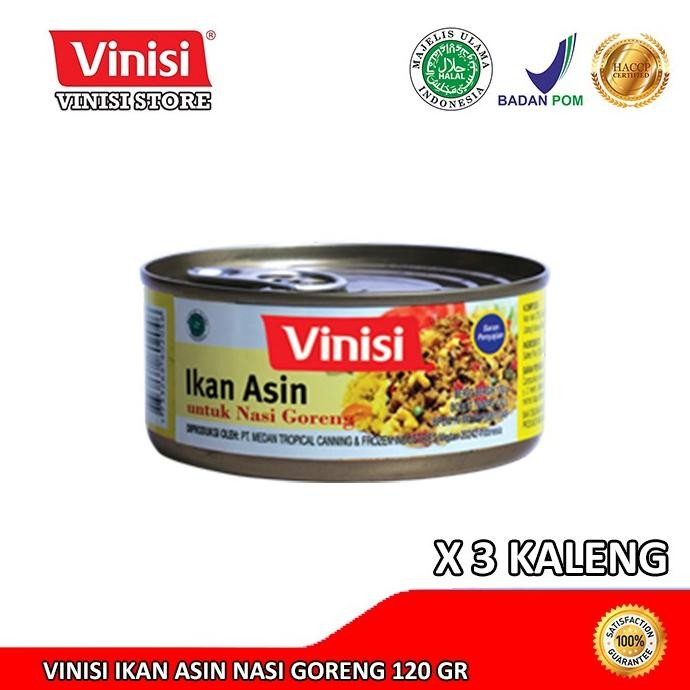 

NO_MORE Paket 3 Kaleng Vinisi Ikan Asin Nasi Goreng 120 Gr