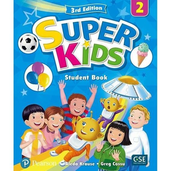 Superkids (3Rd Ed) Lv2 Student Book W/ 2 Audio Cd N Pep Code (Pearson)