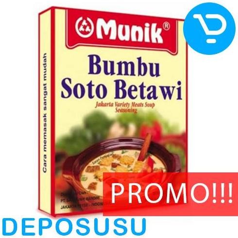 

MUNIK Bumbu SOTO BETAWI 125g | Jakarta Variety Meats Soup Seasoning