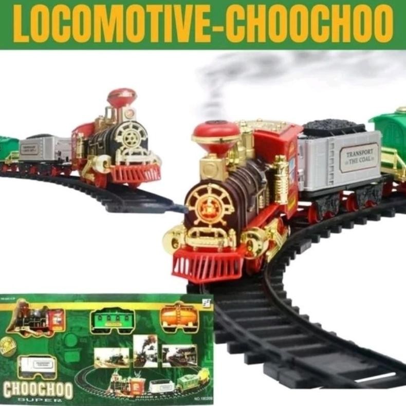 Is75 Mainan Kereta Api Keluar Asap - Lokomotif Anak - Mainan Lokomotif - Mainan Kereta Api Lokomotif