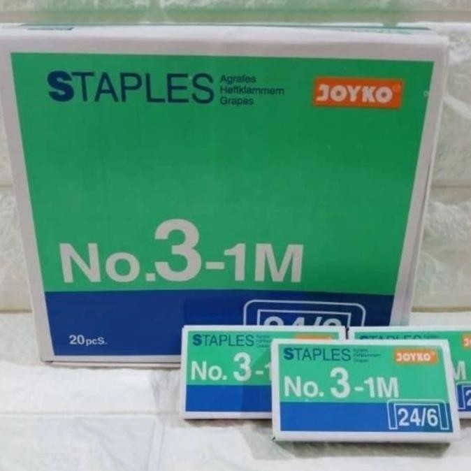 

Isi Refill Staples No 3 Dus 20 Pcs