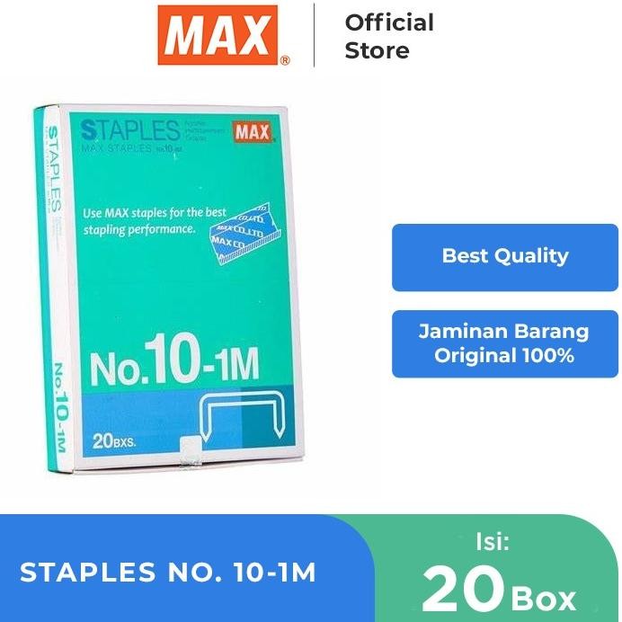 

Max Isi Ulangrefill 101M Pa Isi Stapler Staples Jegan Hekter Hd10