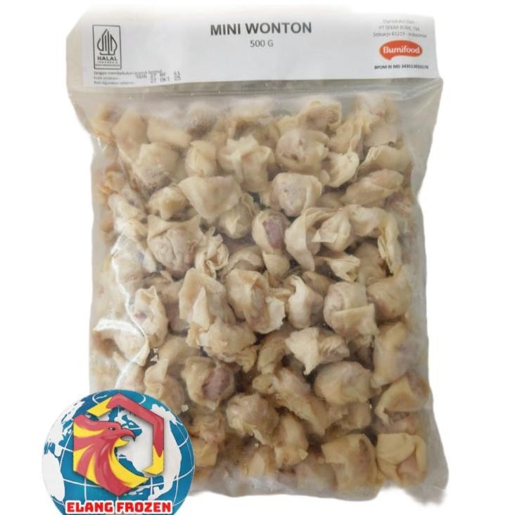 

Bumifood Mini Wonton Pangsit Mini Isi Udang Cumi Ikan Gr