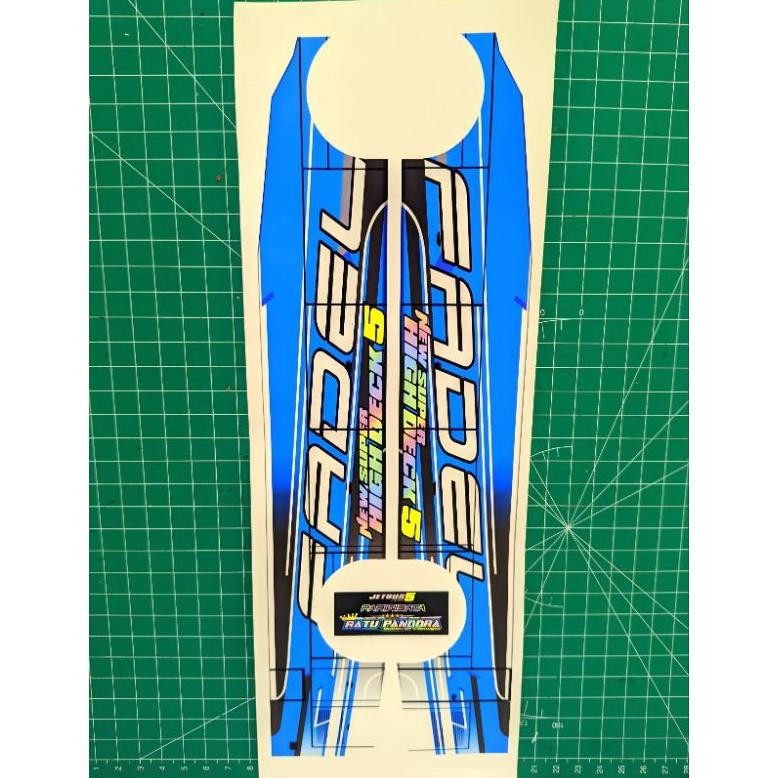 

Gfd-6 Stiker Livery Miniatur Bus Rkc Bahan Cromo