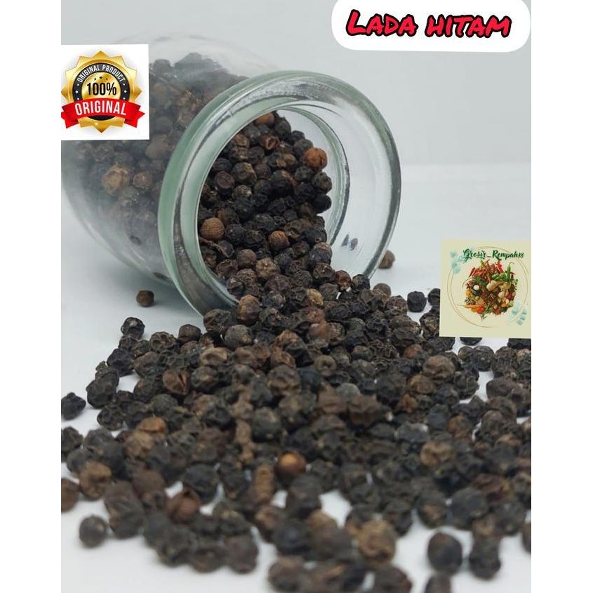 

READY LADA HITAM UTUH 1KG BLACK PEPPER WHOLE MERICA HITAM BULAT PILIHAN