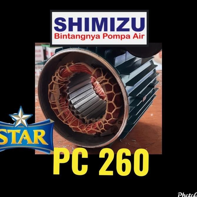 Dinamo pompa air shimizu pc 260 Bit jet pump tangki otomatis tabung GS