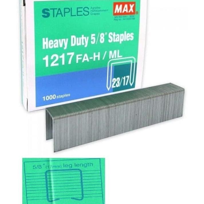 

Isi Staples Max 1217 Fah Ml Isi Staples Max 2317 17Mm
