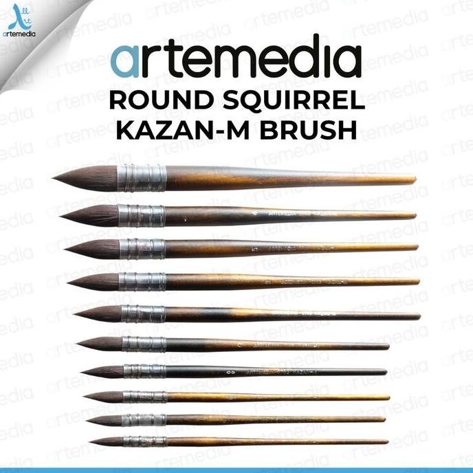 

Produk Baru!! Arte Kazan-M Kuas Watercolor Brush - Alat Melukis Profesional