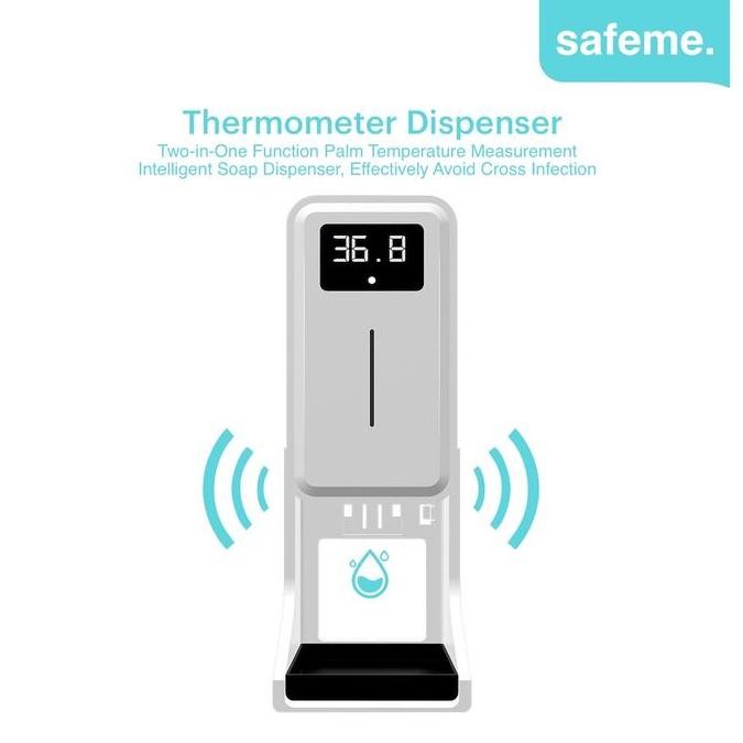 Termometer Dispenser Hand Sanitizer Otomatis Thermometer K9 Pro Tripod