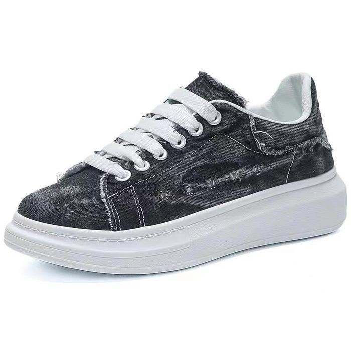 Sepatu Jeans Kasual Sneaker Pria Import Shoes Fashion Import Keren Berkualitas