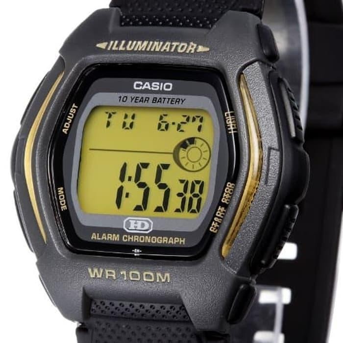 CASIO HDD-600G-9AVDF - Jam Tangan Pria - Hitam Berkualitas