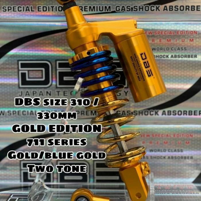SHOCK BREAKER BLK TABUNG ATAS MEREK DBS 711 HONDA VARIO 150 UK330MM Berkualitas