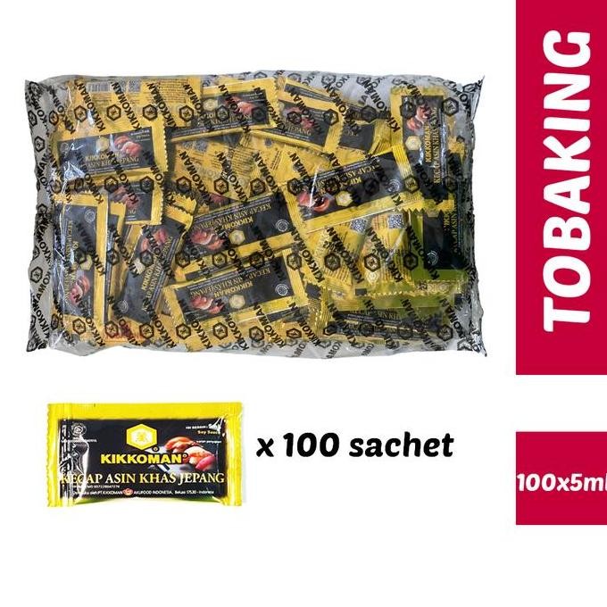 

Promo Kikkoman Soy Sauce Sachet 5ml x 100pcs | Kecap Asin Jepang Sachet Praktis