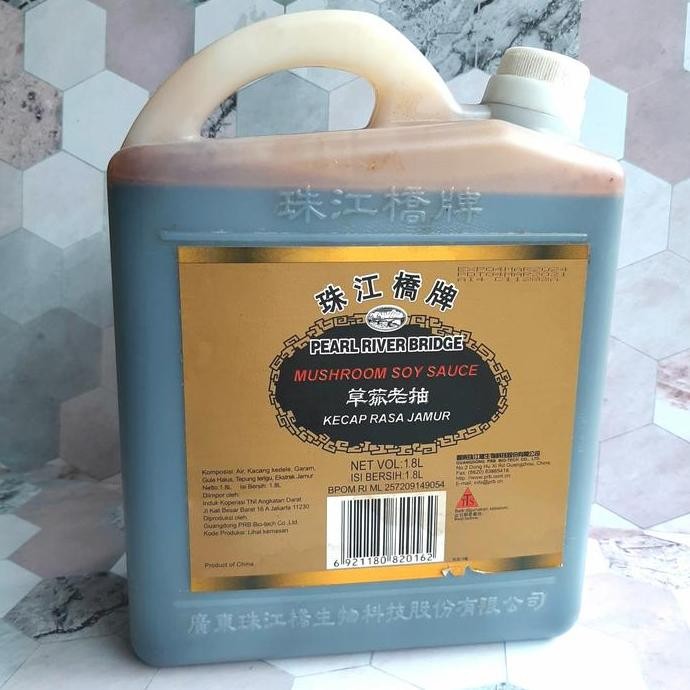 

Promo Mushroom Soy Sauce Kecap Rasa Jamur PRB 1.8 Liter Enak