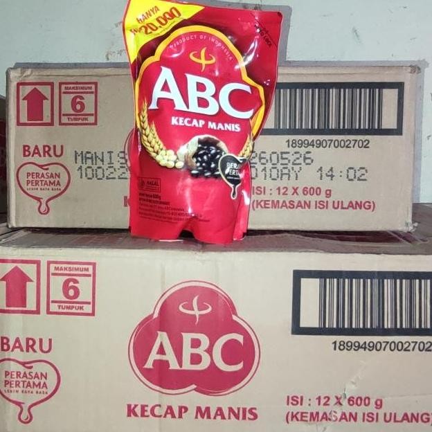 

Promo Kecap Manis ABC 600gr - Dus Isi 12 Sachet, Kecap Manis Populer