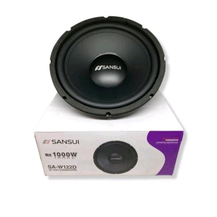 Subwoofer Sansui SA W 122D / Sub Sansui 12 Inch Mobil Universal Berkualitas Terbaru
