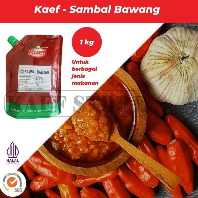 

Promo Kaef Sambal Bawang 1kg - Sambal Bawang Pedas Lezat