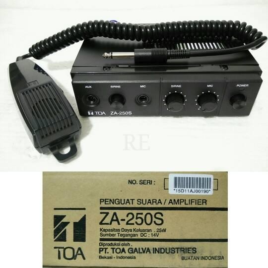 Car amplifier TOA ZA-250S | TOA ZA250S (Original)