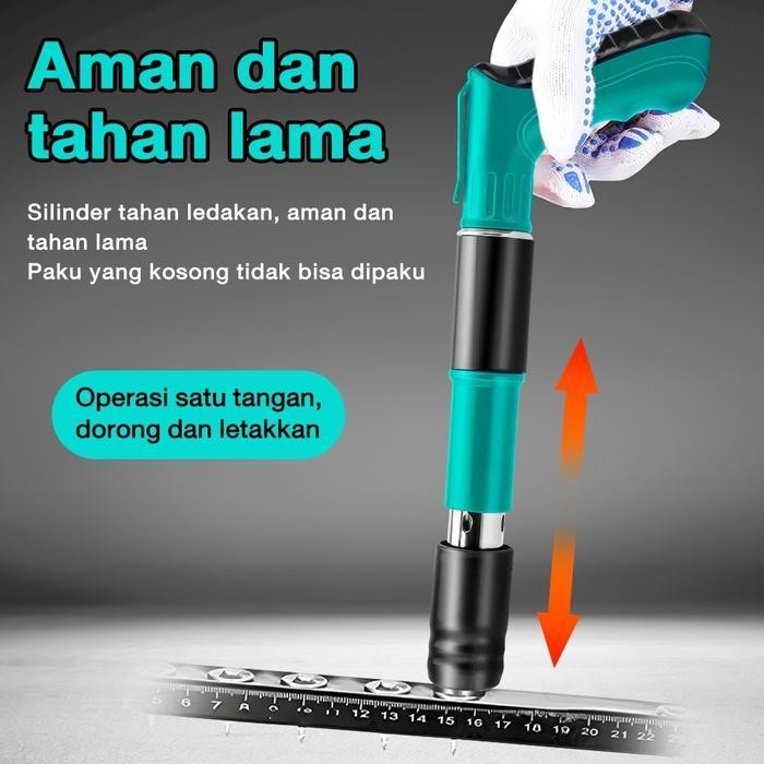 MPS MAKITA Nail Gun Paku tembak Pistol Paku Baja Manual Rivet Tufting Beton Baja Dinding Jangkar Kaw