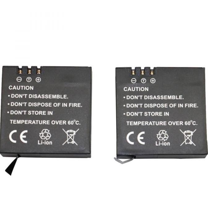 Baterai Xiaomi Yi 2 4K 1400Mah Battery Yi 4K Lite Batere Yi 4K Plus