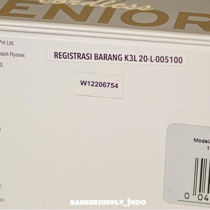 Wahl Senior Cordless Clipper Original Usa Alat Cukur Rambut Garansi