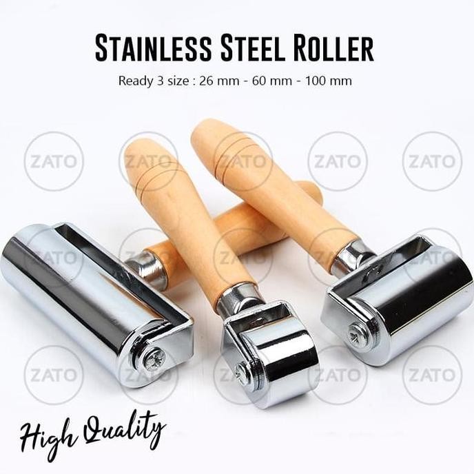 

Roller ( Stainless Steel )| Leather Tools | Perlengkapan Kulit | Craft