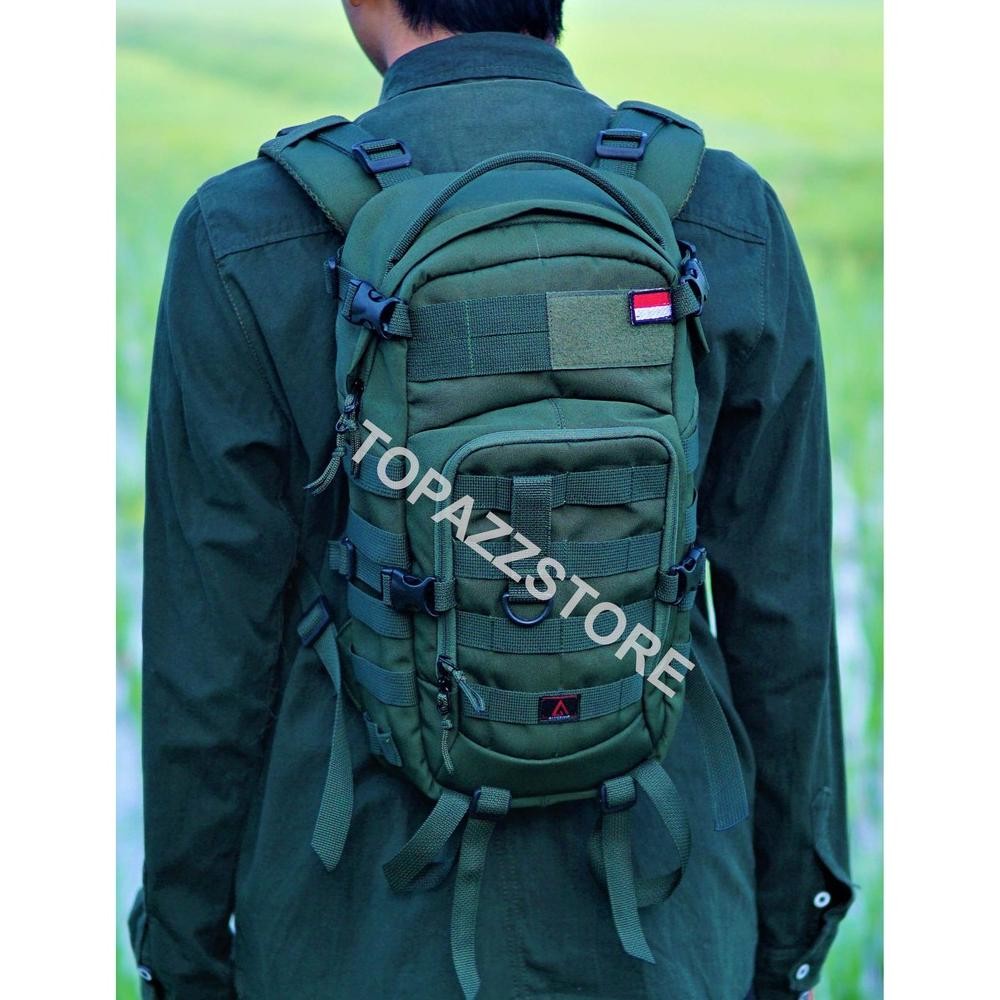 Tas Tactical Army Sepeda  Hydropack Gowes Loreng Tentara Polisi Militer TNI Brimob Altissimo Topazzs