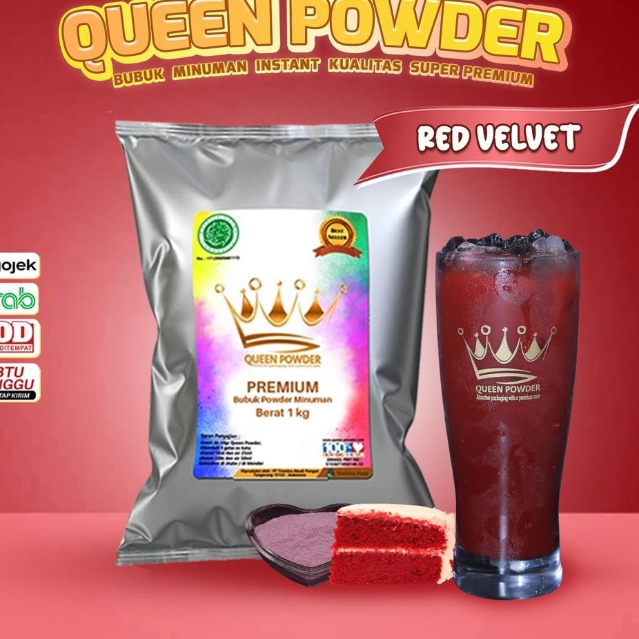 

Minuman Bubuk Queen Powder Rasa Red Veet 1Kg Cod