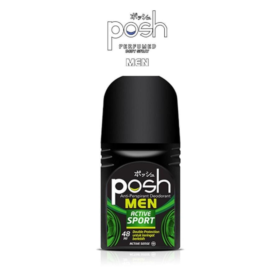 Posh Men Roll On Deodoran Active Sport 50 ml x2 - Gambar 3
