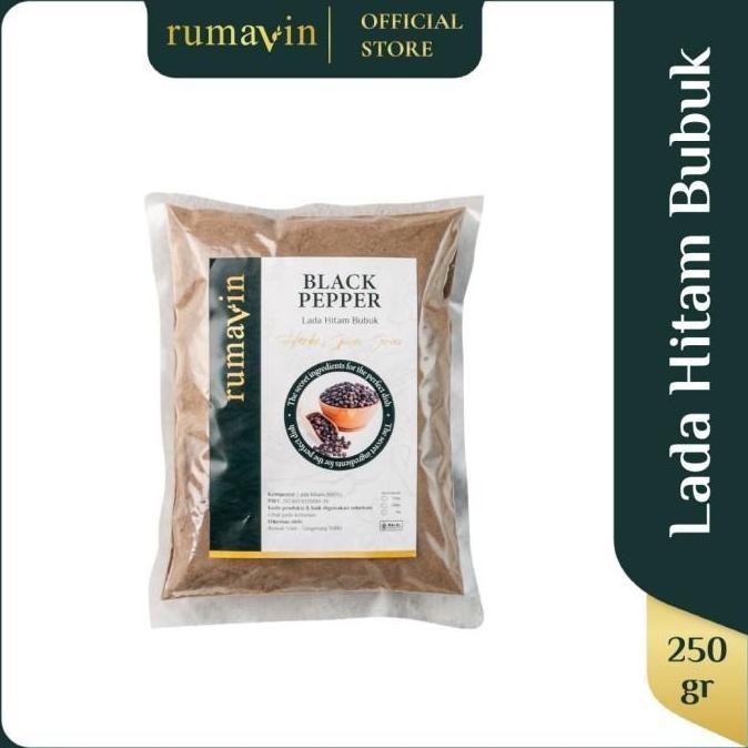

Diskon! Rumavin Bubuk Lada Hitam Premium - Black Pepper Powder Murni