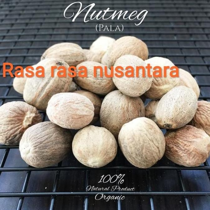 

Diskon! Nutmeg Utuh 1 Kg - Biji Pala Utuh 100% Asli