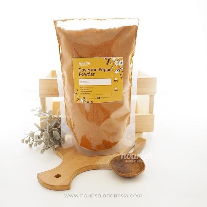 

Diskon! Cabe Bubuk Cayenne 500Gr / Nourish Indonesia Cayenne Chili Powder Premium