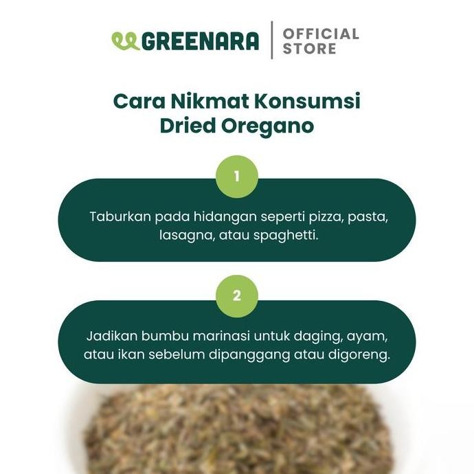 

Diskon! Greenara Oregano Kering 1Kg - Dried Oregano Leaves Premium