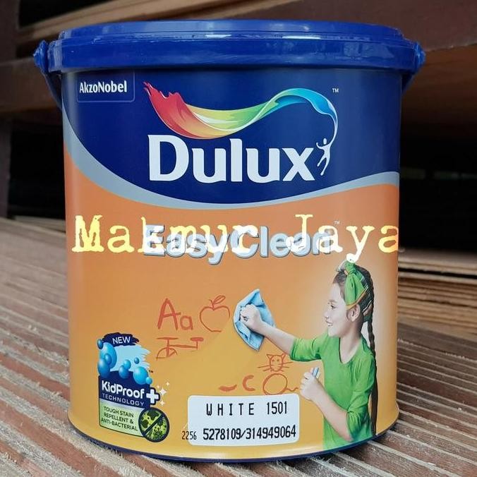 Dulux EasyClean Putih 1501 2.5L Easy Clean Cat Tembok Anti Noda