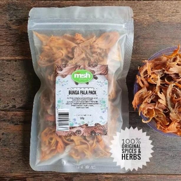 

Diskon! Msh Bunga Pala Kering 50 Gram - Fuli / Bunga Biji Pala Kering Premium