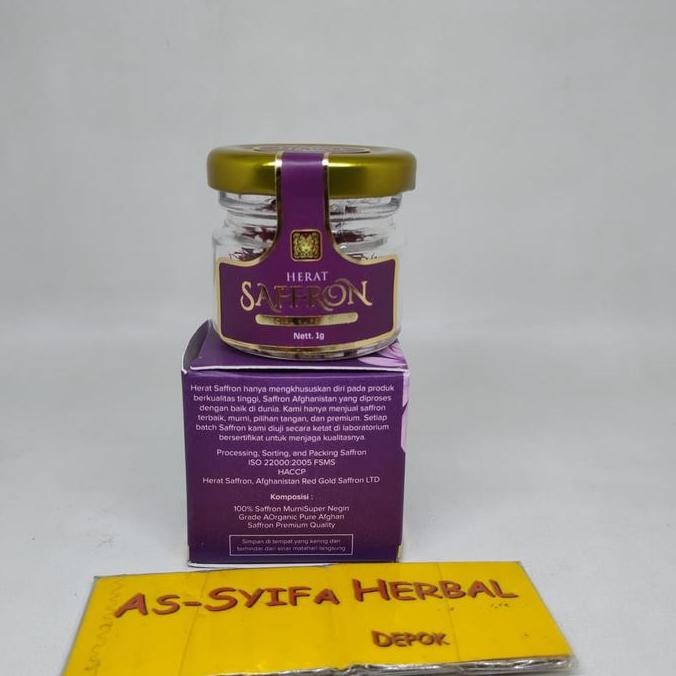 

Diskon! Saffron Iran Asli 1 Gram Grade Premium Original Import