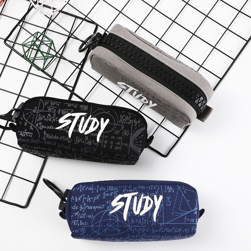 

Kotak Pensil Besar dengan Ritsleting Lucu untuk Anak Laki-laki dan Perempuan,Tas Alat Tulis Kapasit0