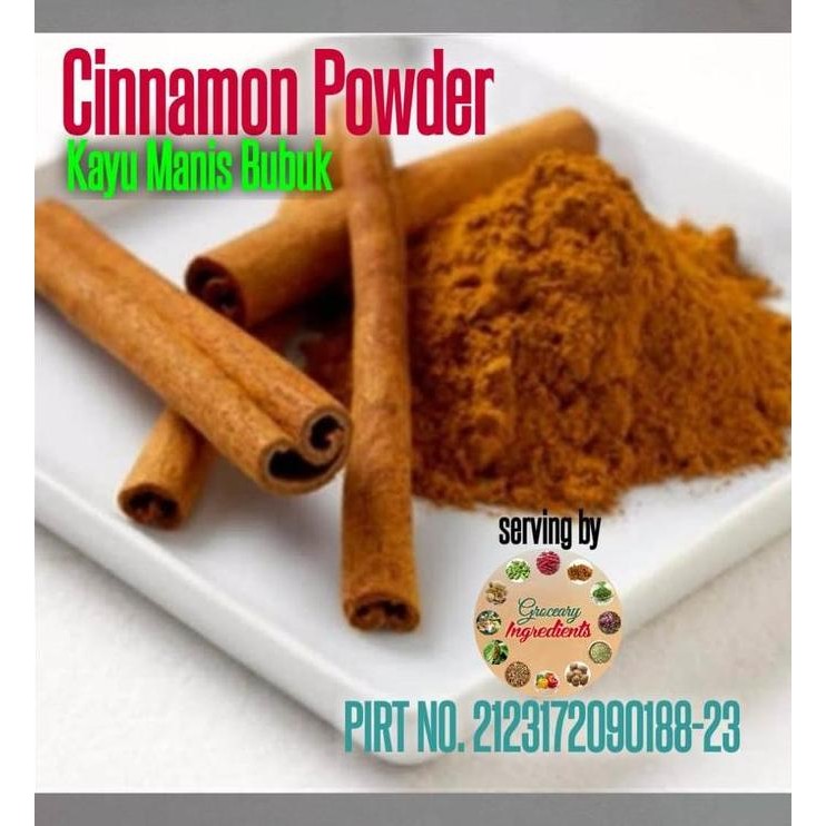 

Diskon! Pure Cinnamon Powder Bubuk Kayu Manis Murni 500Gram