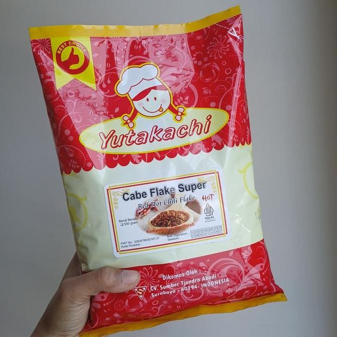 

Diskon! Cabe Flake Kasar 1Kg Yutakachi Chili Flakes